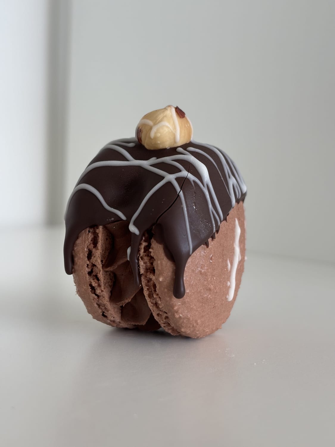Hazelnut Chocolate Macaron — handmade dessert from Yummy Place, Sault Ste. Marie